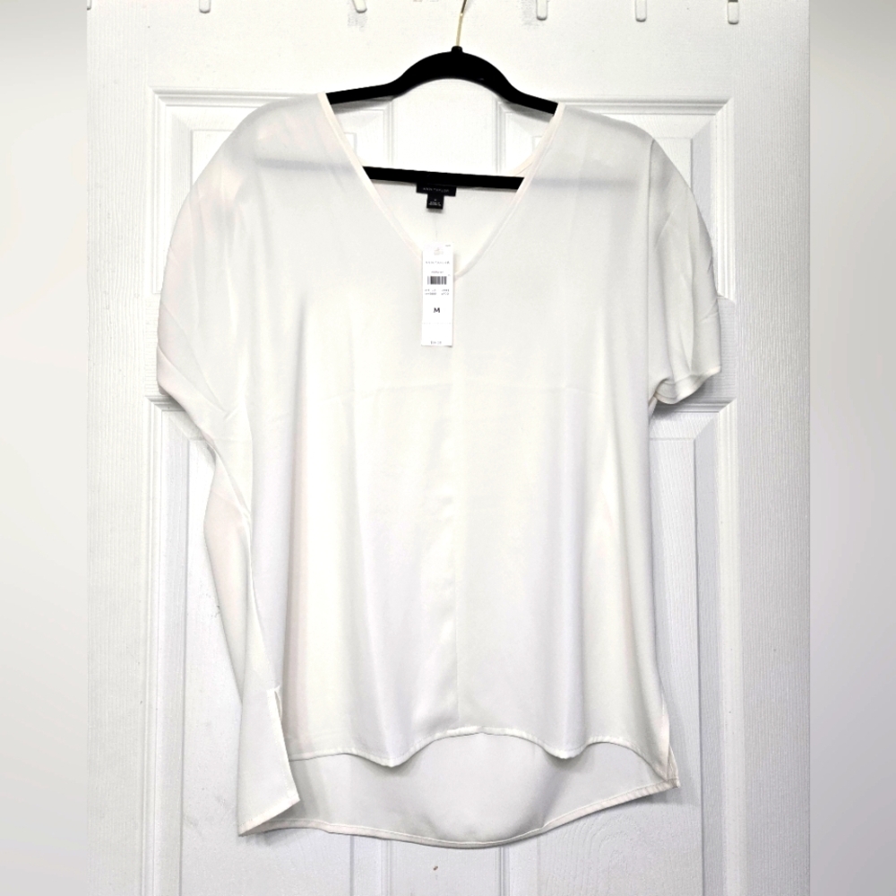 NWT Ann Taylor Elegant White/Cream Blouse